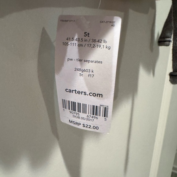 NWT. Carter’s cargo pants. - Picture 10 of 10